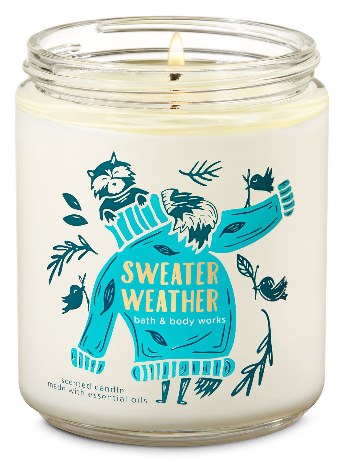 Sweater Weather Single Wick Candle | Bath & Body Works