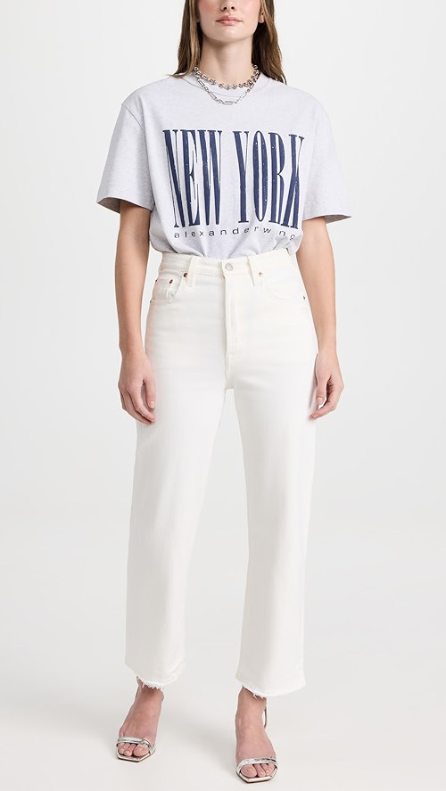 Ribcage Straight Ankle Jeans | Shopbop