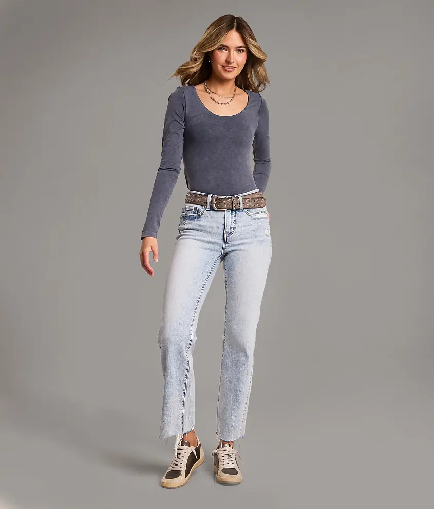 Andi Cropped Straight Stretch Jean | Buckle