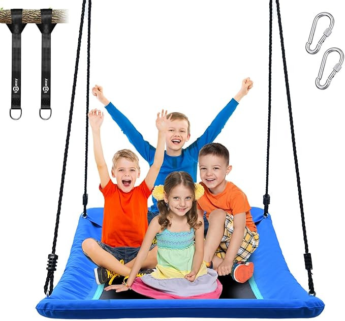 Trekassy 700lb Giant 60" Skycurve Platform Tree Swing for Kids and Adults with 2 Hanging Straps-B... | Amazon (US)