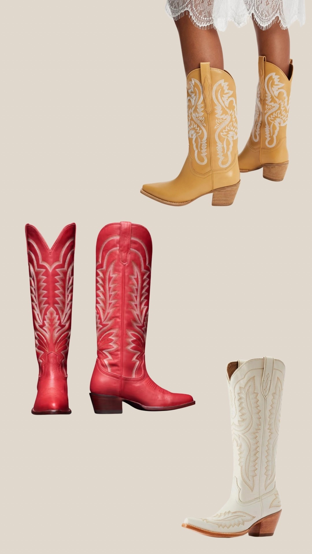 all the boots I wore at CBMF