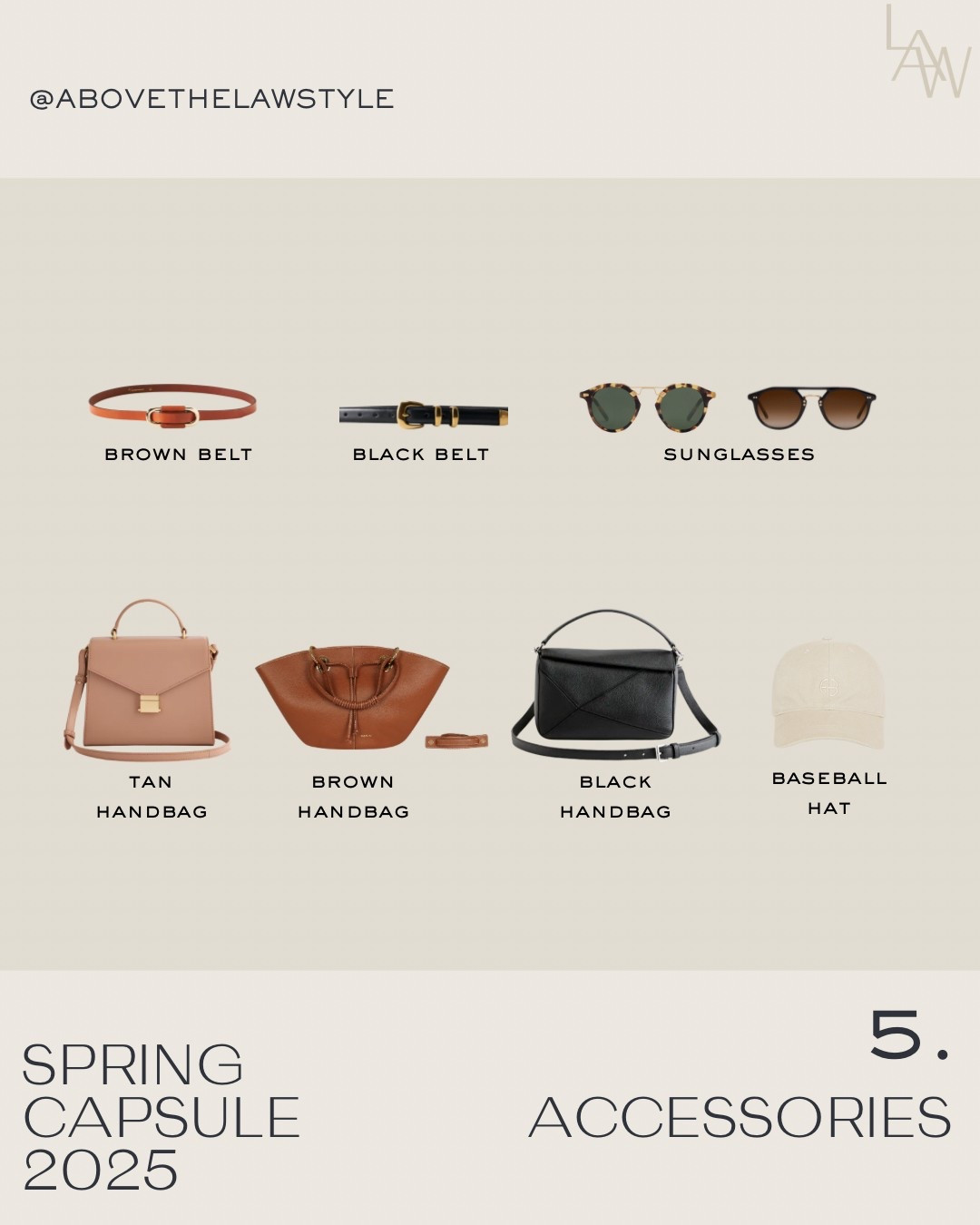 Spring Capsule: Accessoriess

#LTKFindsUnder50 #LTKFindsUnder100 #LTKStyleTip