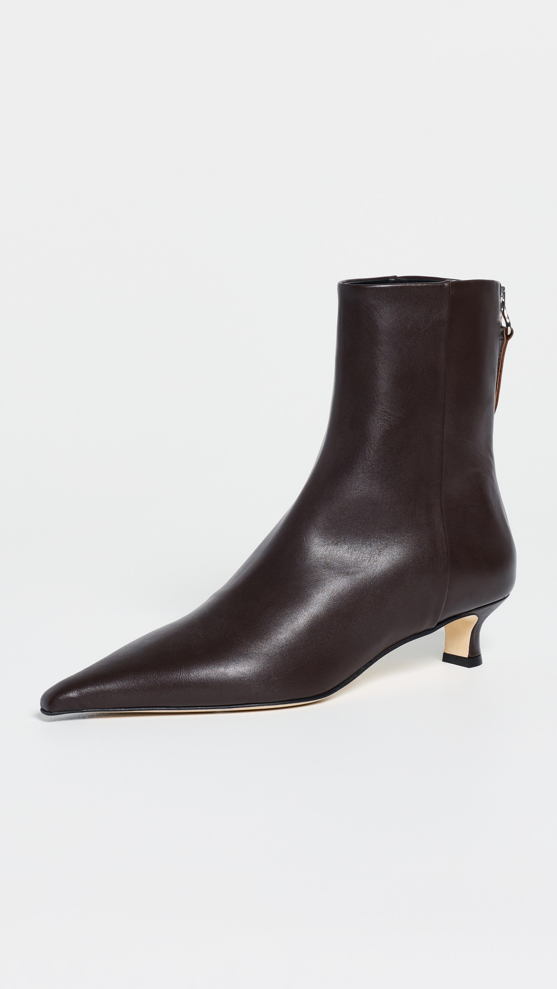 AEYDE Zoe Leather Ankle Boots Moka 41 | Shopbop