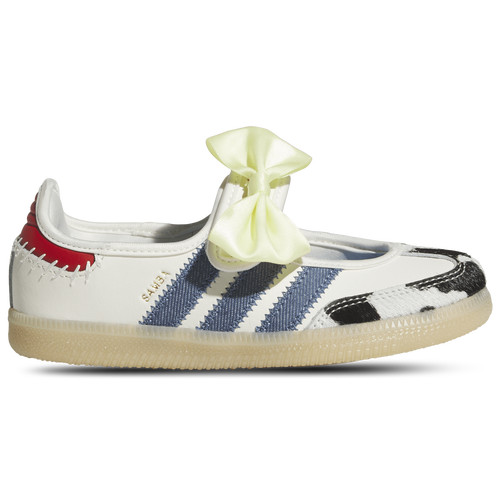 adidas Girls adidas Originals Samba Jane - Girls' Preschool Shoes Multi/Blue Size 03.0 | Foot Locker (US)