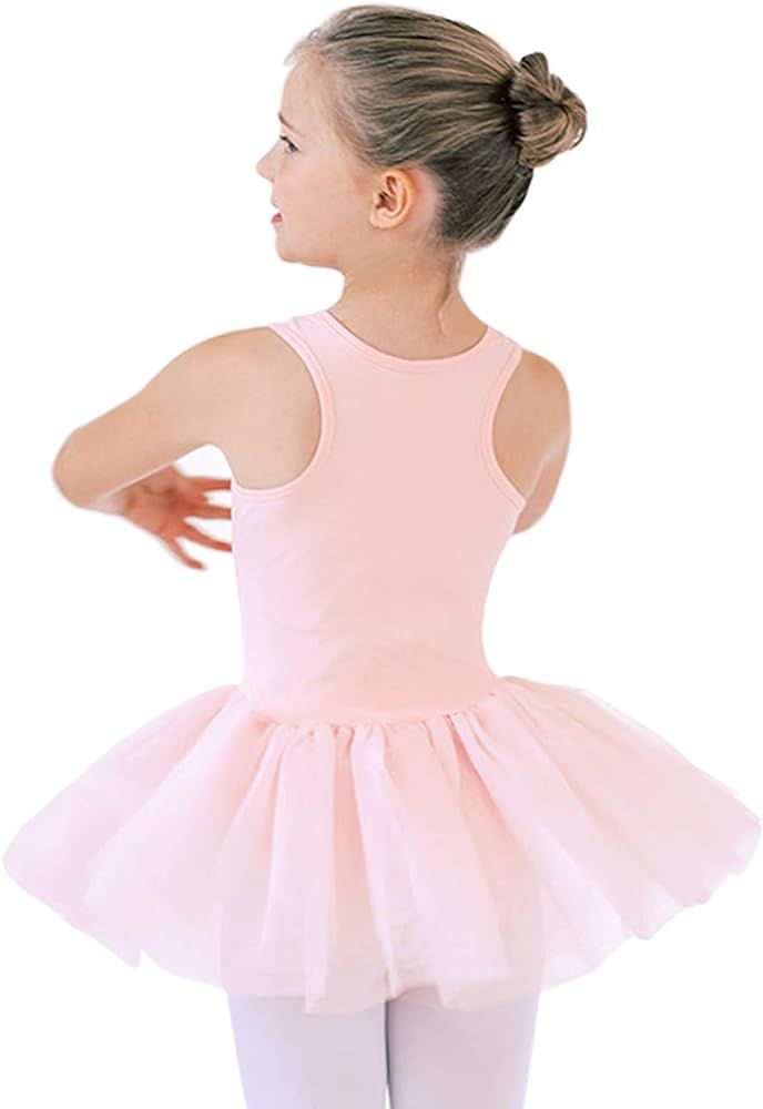 STELLE Toddler/Girls Cute Tutu Dress Ballet Leotard for Dance | Amazon (US)