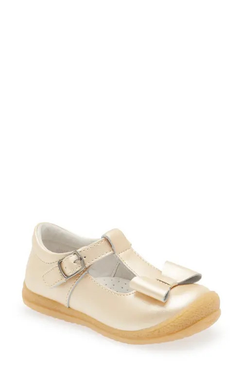 L'AMOUR Emma Bow Mary Jane in Champagne at Nordstrom, Size 4 M | Nordstrom