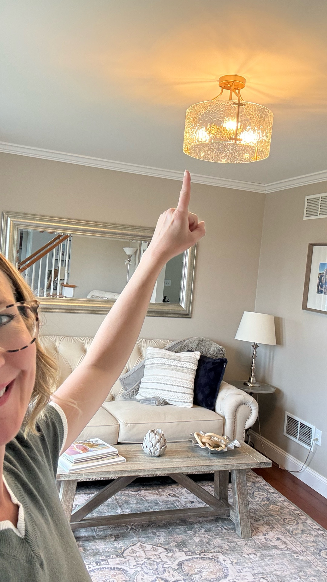 What an upgrade! So over the boob lights all over my house so I’m slowly upgrading them all to beautiful light fixtures that I love! 

#LTKHome