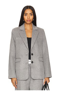 4th & Reckless Gabbi Blazer in Grey from Revolve.com | Revolve Clothing (Global)