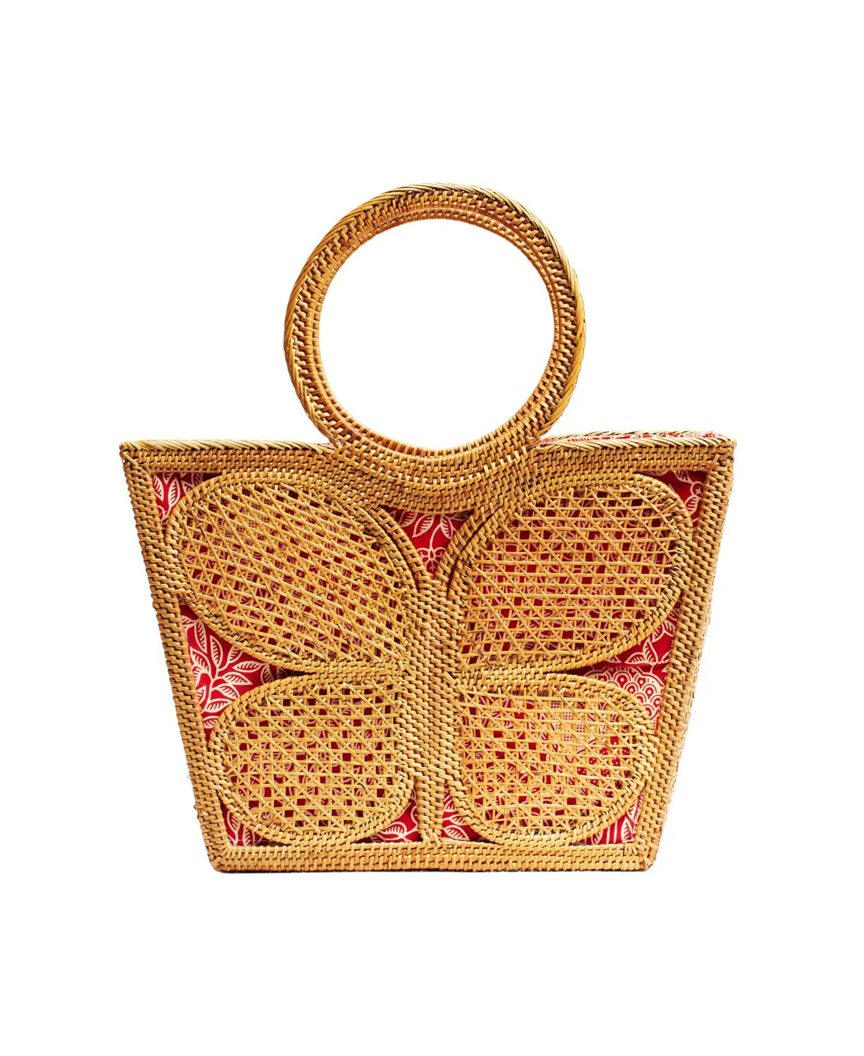Jelavu Ata Butterfly Rat Tote Bag in Tan Lord & Taylor | Lord & Taylor