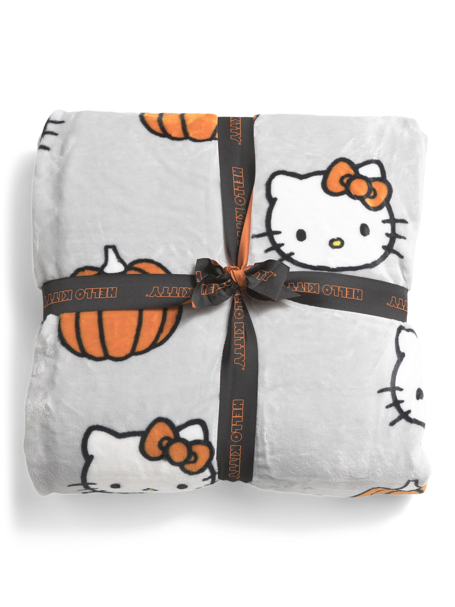 Pumpkin Bows Blanket | TJ Maxx