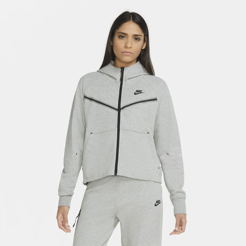 Nike Womens Nike Plus Tech Fleece Hoodie - Womens Grey/Black Size 1X | Foot Locker (US)