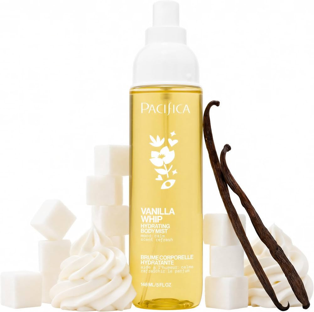 Pacifica Vanilla Whip Body Mist for Women; Sweet Gourmand Hair and Body Fragrance Spray | Warm Su... | Amazon (US)