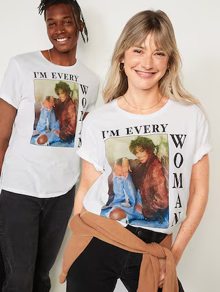 Whitney Houston™ "I'm Every Woman" Gender-Neutral T-Shirt for Adults | Old Navy (US)
