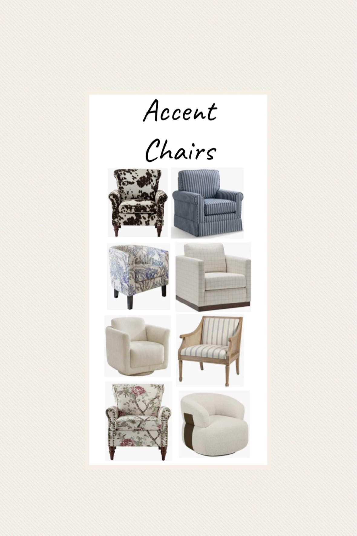 Wayfair accent chairs 



#LTKHome #LTKSeasonal