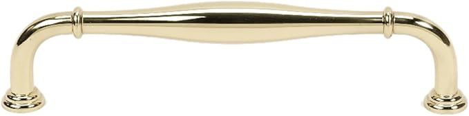 Alno A726-6-PB Traditional Charlie's Collection Pulls, Polished Brass | Amazon (US)