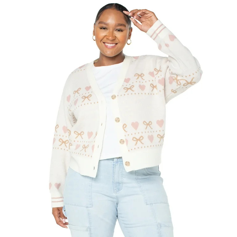 Celebrity Pink Women's Plus Cardigan Sweater | Walmart (US)