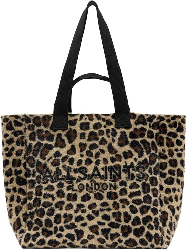 AllSaints IZZY Fuzzy Tote, Black | Amazon (US)