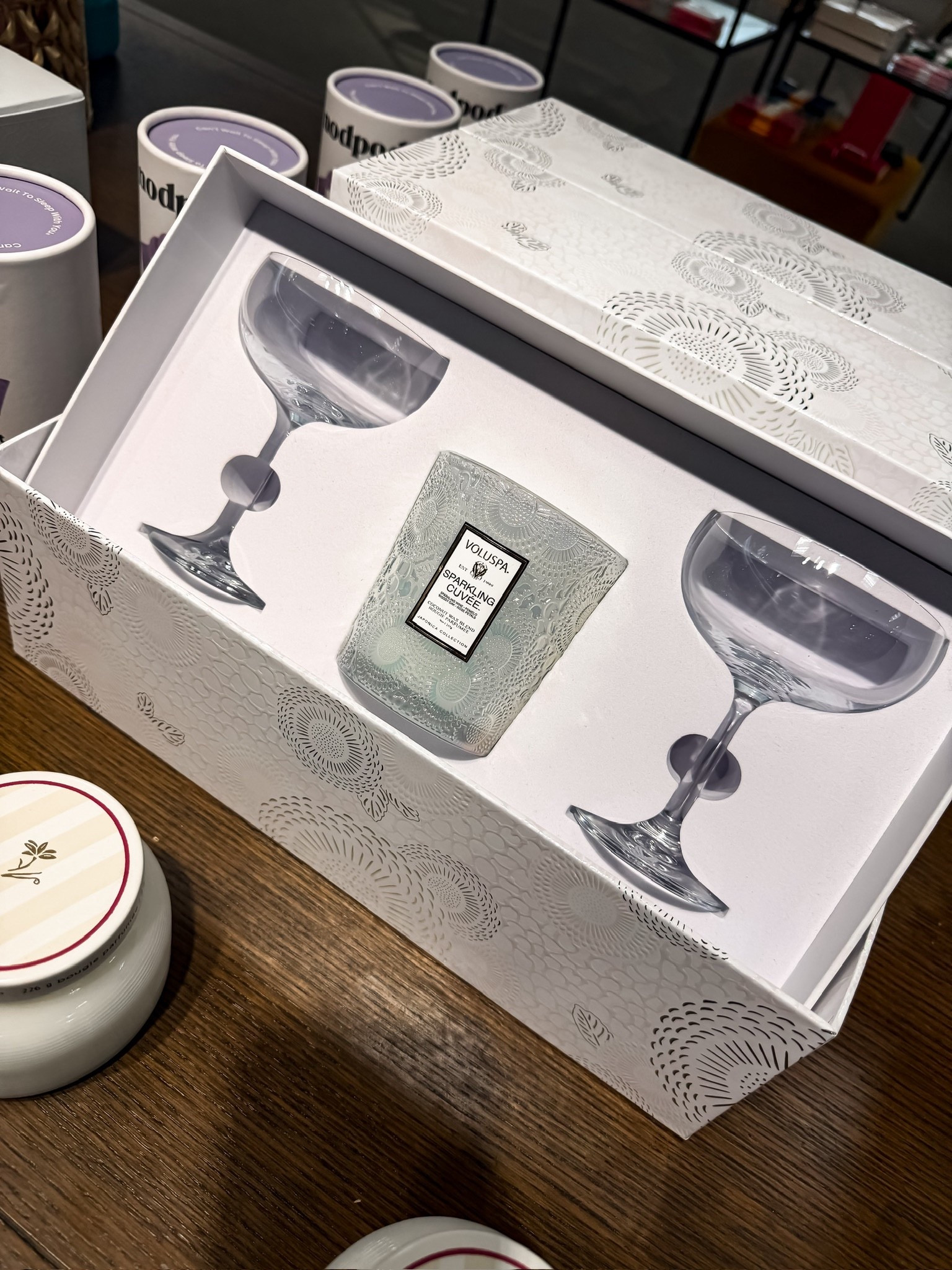 This is such a good gift idea 🤍A little something that feels elevated but still practical… pretty coupe glasses and a candle you’ll actually use. It’s giving girls’ night, hostess gift, or “treat yourself” energy

gift ideas, hostess gift, home decor, candle lovers, entertaining essentials, themominstyle 

#LTKSeasonal #LTKHome #LTKMothersDay