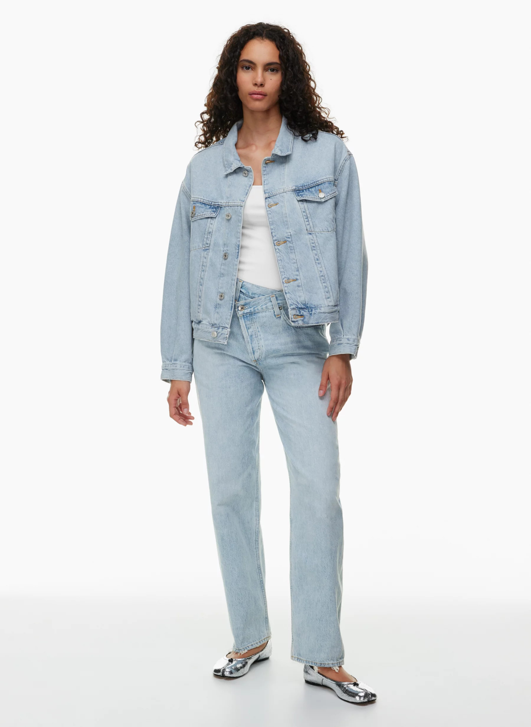 CRISS CROSS UPSIZED JEAN | Aritzia