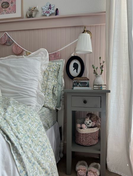 Little girl room details, little girl room, girl room storage, sheets, toddler girl room, room decor 

#LTKkids #LTKhome