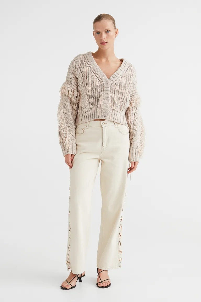 Fringe-trimmed Cardigan | H&M (US + CA)