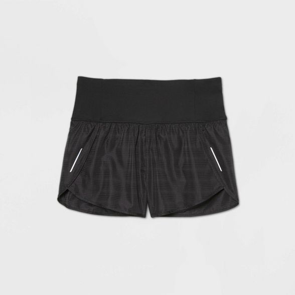 Women's High-Rise Textured Premium Run Shorts 3" - All in Motion™ | Target
