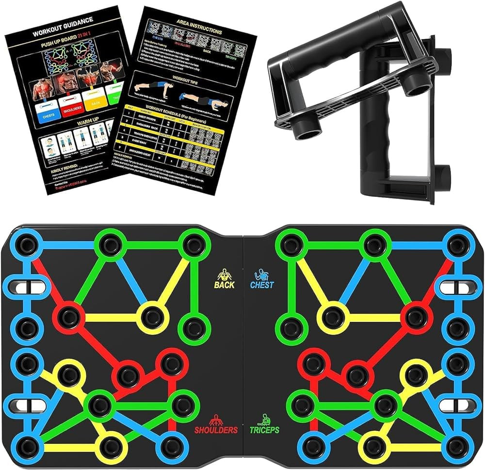 AERLANG Push Up Board, Portable Multi-Function Foldable 10 in 1 Push Up Bar, Push up Handles for ... | Amazon (US)