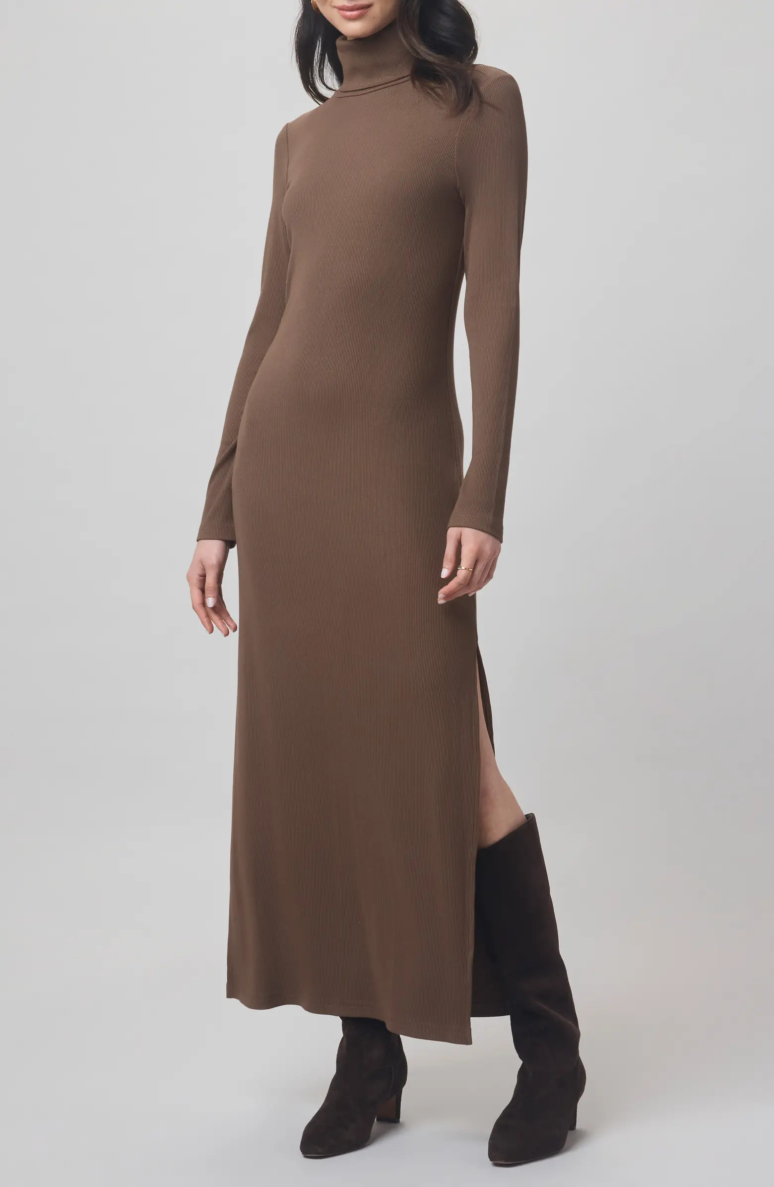 Splendid x @cellajaneblog Rib Turtleneck Dress | Nordstrom | Nordstrom