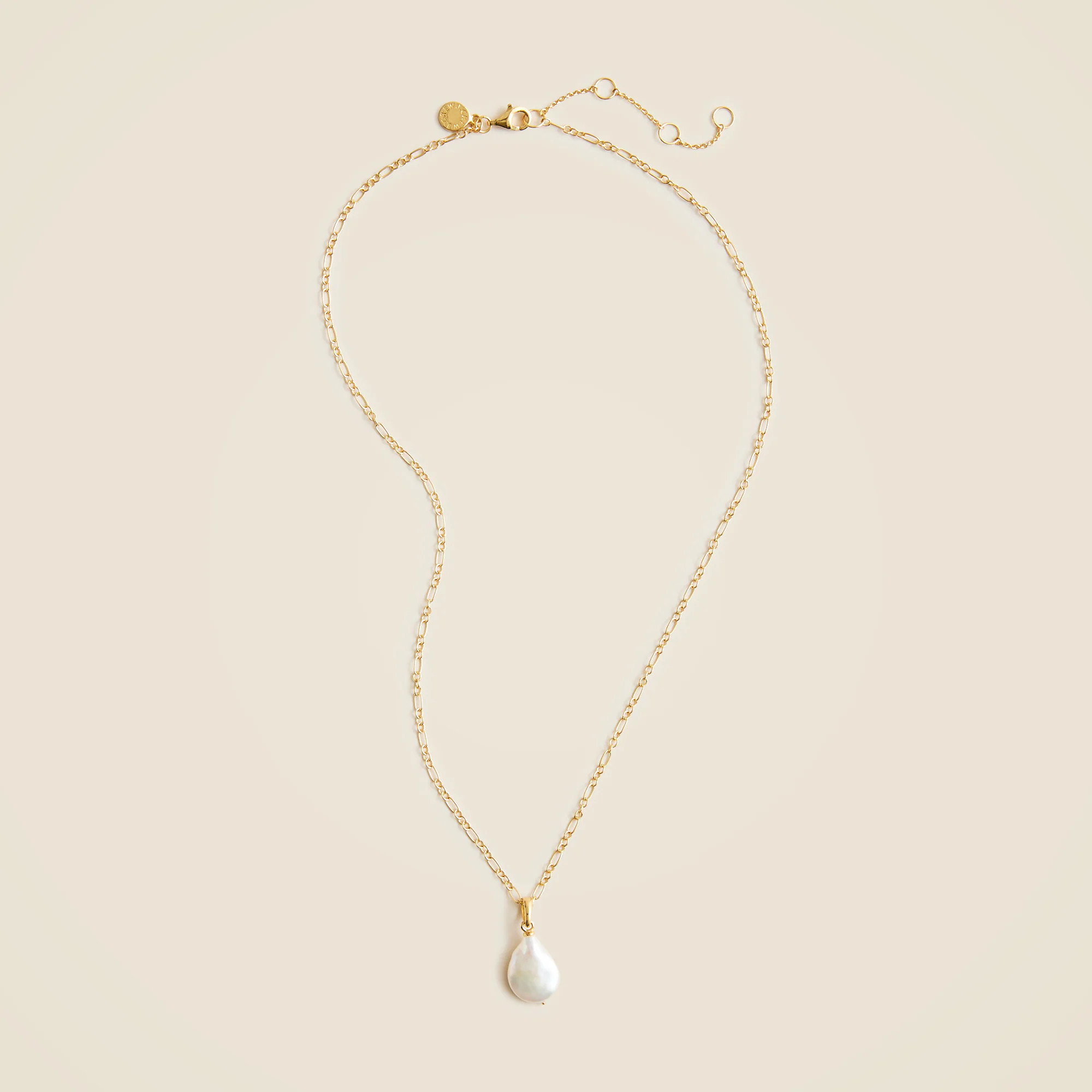 Gold vermeil freshwater pearl necklace | J. Crew US
