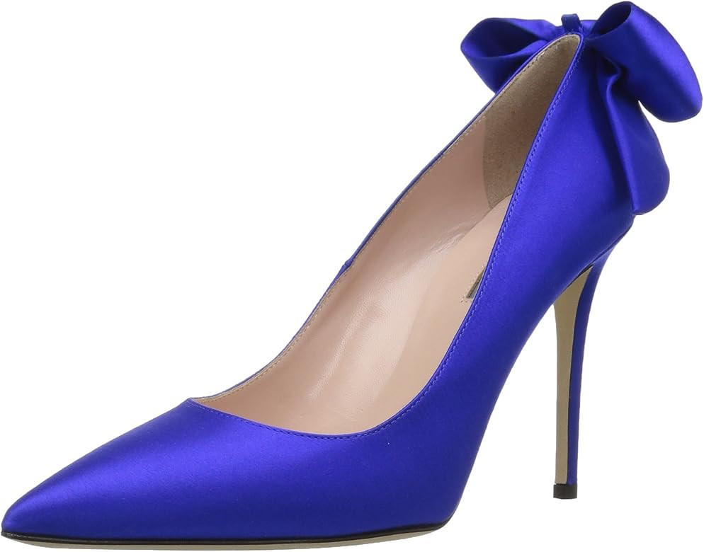 SJP by Sarah Jessica Parker Women's Lucille Pointed Toe Bow Pump | Amazon (US)