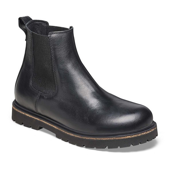 Women's BIRKENSTOCK Highwood Chelsea Boots 39 Black Leather | Scheels