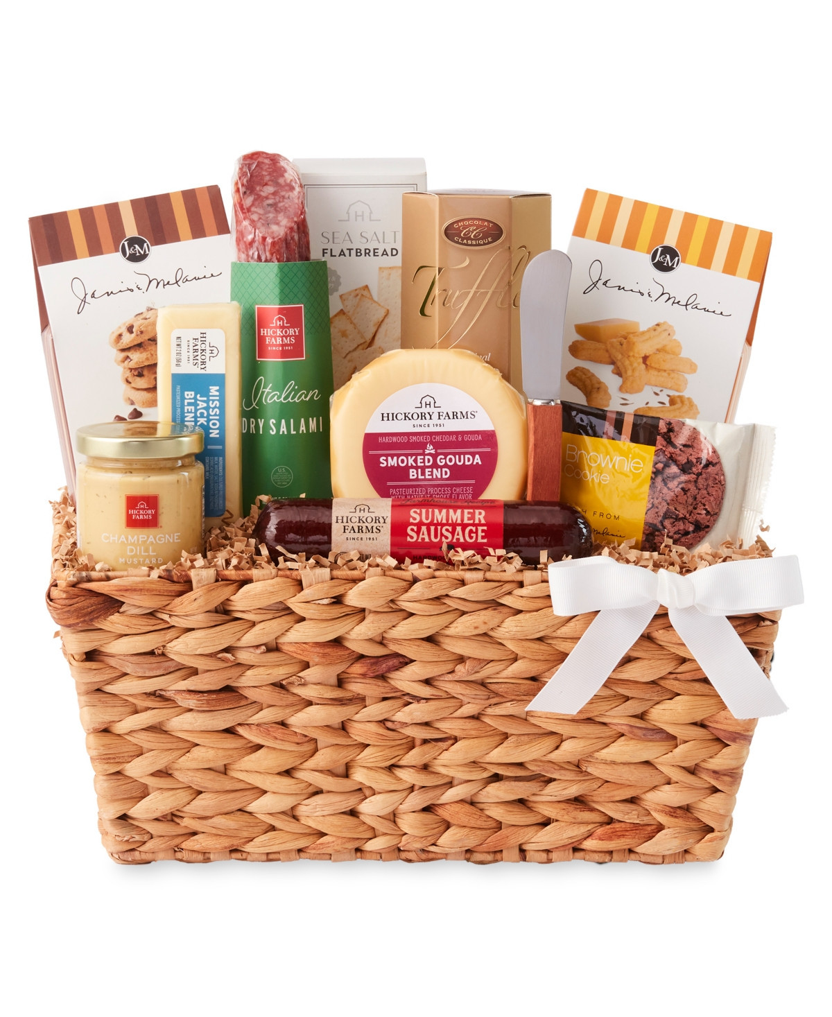 Hickory Farms Holiday Gourmet Charcuterie Gift Basket, 12 Piece | Macy's