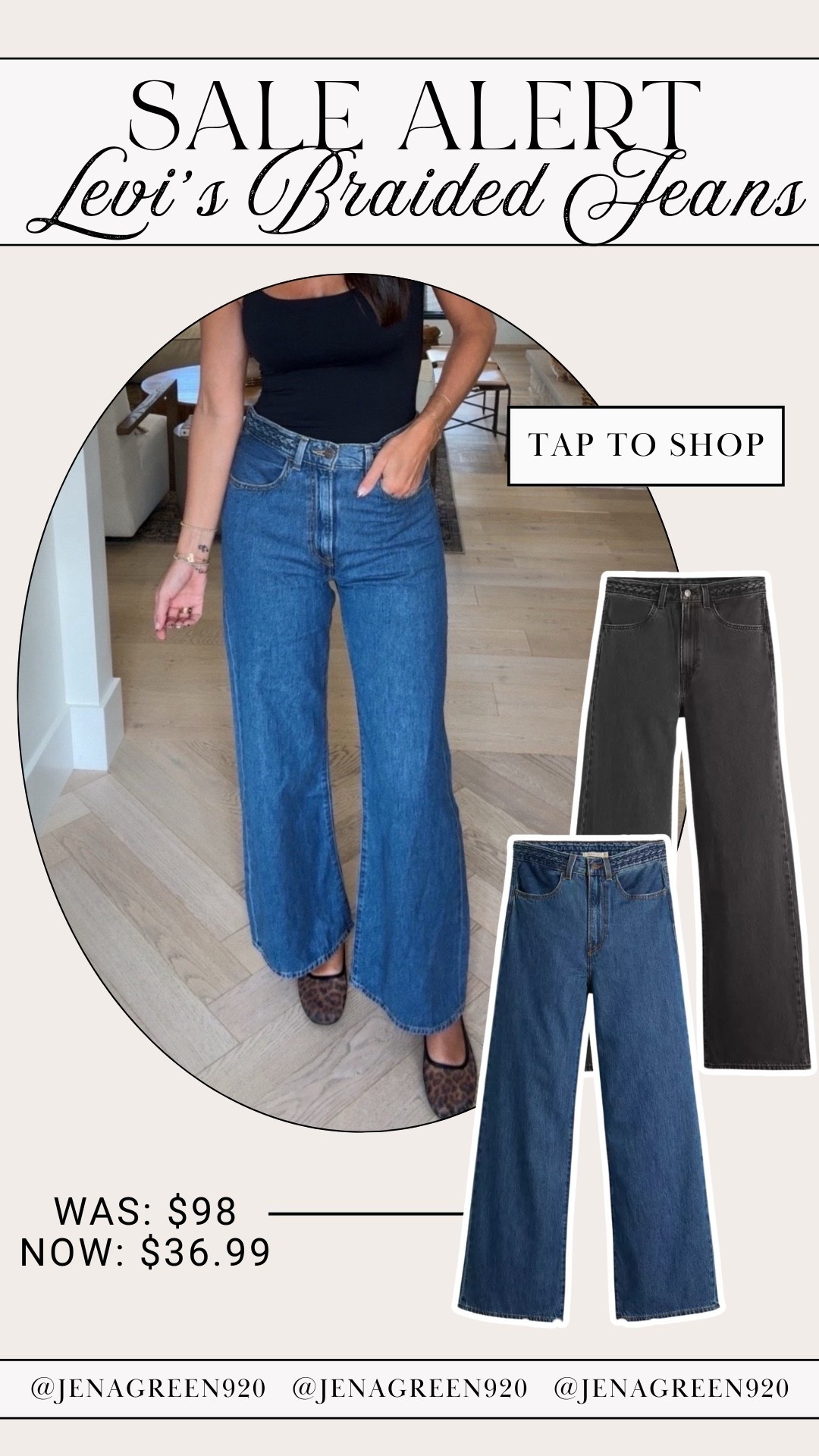 Levi’s Braided Ribcage Denim | Wide Leg Jeans | High Waisted Jeans

#LTKFindsUnder100 #LTKSaleAlert #LTKTall