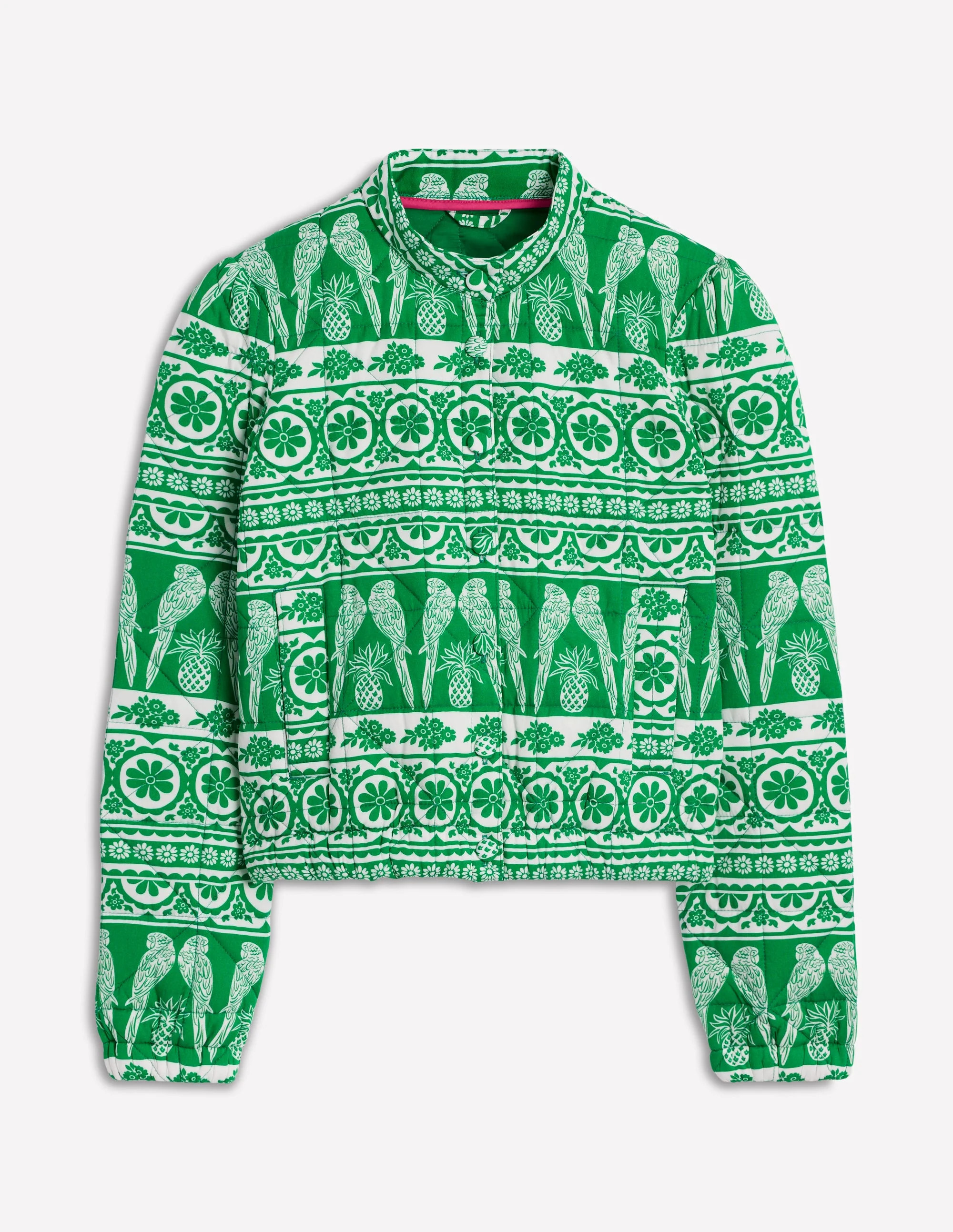 Highbury Quilted Jacket-Ornate Tropics | Boden (US)