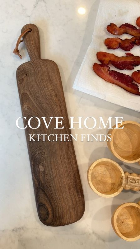 #ad I’ve lived in New York my entire life, and one thing many New Yorker’s love are breakfast egg sandwiches. I sometimes make mine using homemade biscuits. Today I’m sharing my recipe for heavy cream biscuits using these hand-carved measuring cups and walnut serving board from @covehome_ These handcrafted pieces are designed to be passed down through generations, creating a legacy of beauty and memories in the heart of every home. These make great gifts for Mother’s Day or for the cooking and baking enthusiast!

I've linked all my kitchen pieces from @covehome_ in my LTK Shop so you can go shop directly from there! 

Heavy Cream Biscuit Recipe:

1 1/4 cups all purpose flour
1/2 tbsp baking powder
3/4 tsp salt
1 tbsp sugar
1 1/4 cups heavy cream

Preheat oven to 425°F. Stir together dry ingredients, then add the heavy cream and stir until no lumps remain. Drop mixture evenly onto baking sheet lined with parchment paper. Bake until golden brown, approximately 16-18 minutes. Makes 6 biscuits. 

#covehome
#organicmodern 
#kitchendecor
#cooking
#liketkit
@shopltk


#LTKGiftGuide #LTKhome #LTKVideo
