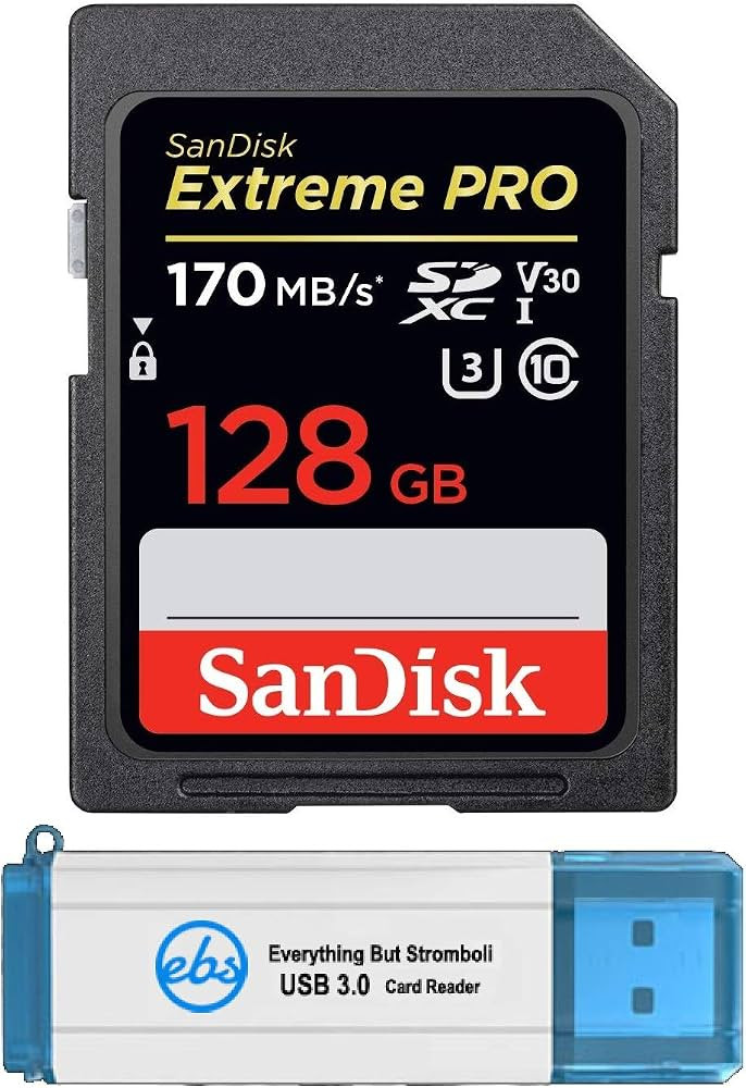 SanDisk Extreme Pro 128GB SD Memory Card for Vlogging Camera Works with Sony ZV-1 (DC-ZV-1) (SDSD... | Amazon (US)