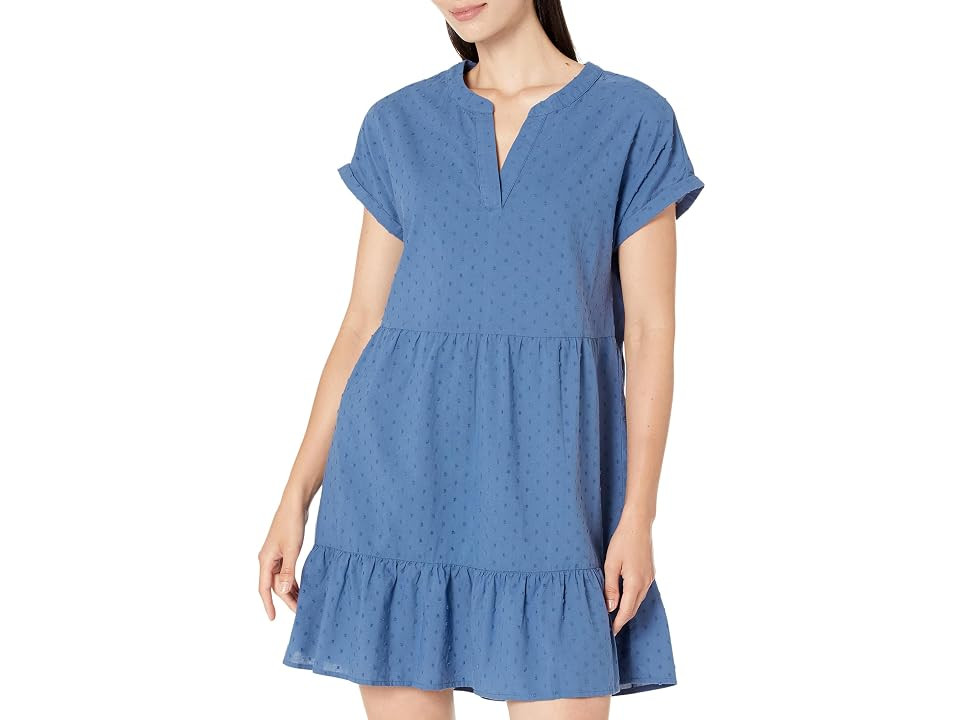 Southern Tide Colette Swiss Dot Dress (Seven Seas Blue) Women's Dress | Zappos