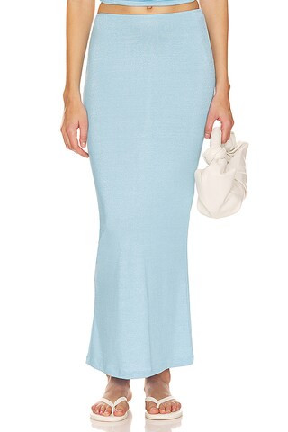 VDM Mimi Maxi Skirt in Topaz from Revolve.com | Revolve Clothing (Global)