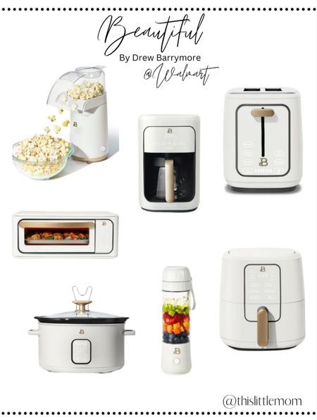 The most aesthetically pleasing kitchenware & more by Drew Barrymore! 

Toaster, toaster oven, air fryer, coffee maker, crockpot, popcorn maker, on the go blender 

#LTKhome #LTKfindsunder100 #LTKfindsunder50