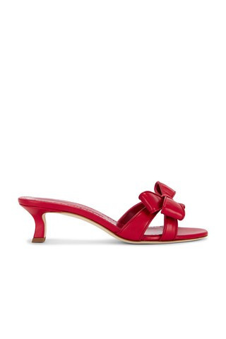 Manolo Blahnik PANTOLETTEN CAFREDDA in Bright Red - Red. Size 40 (also in 41). | FWRD 