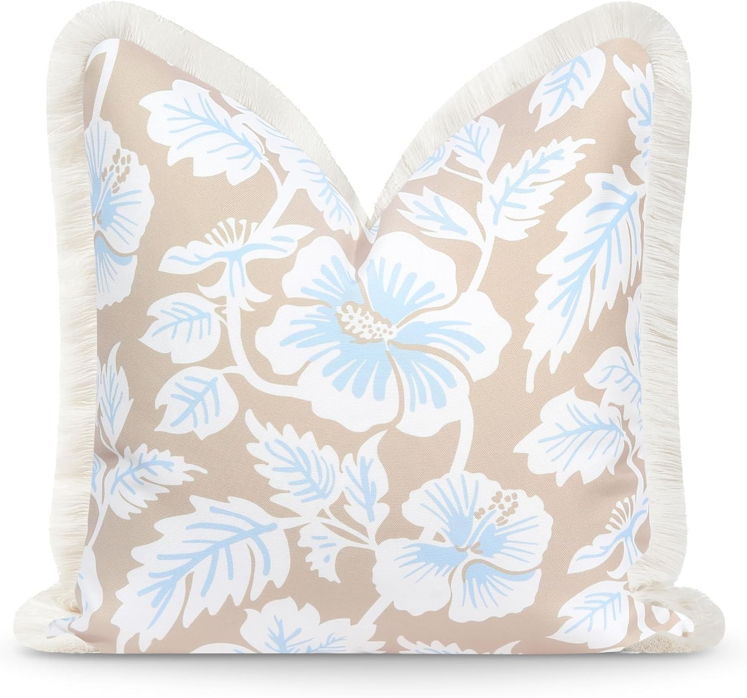 Hofdeco Premium Coastal Patio Indoor Outdoor Throw Pillow Cover Only, 20"x20" Water Repellent for... | Amazon (US)