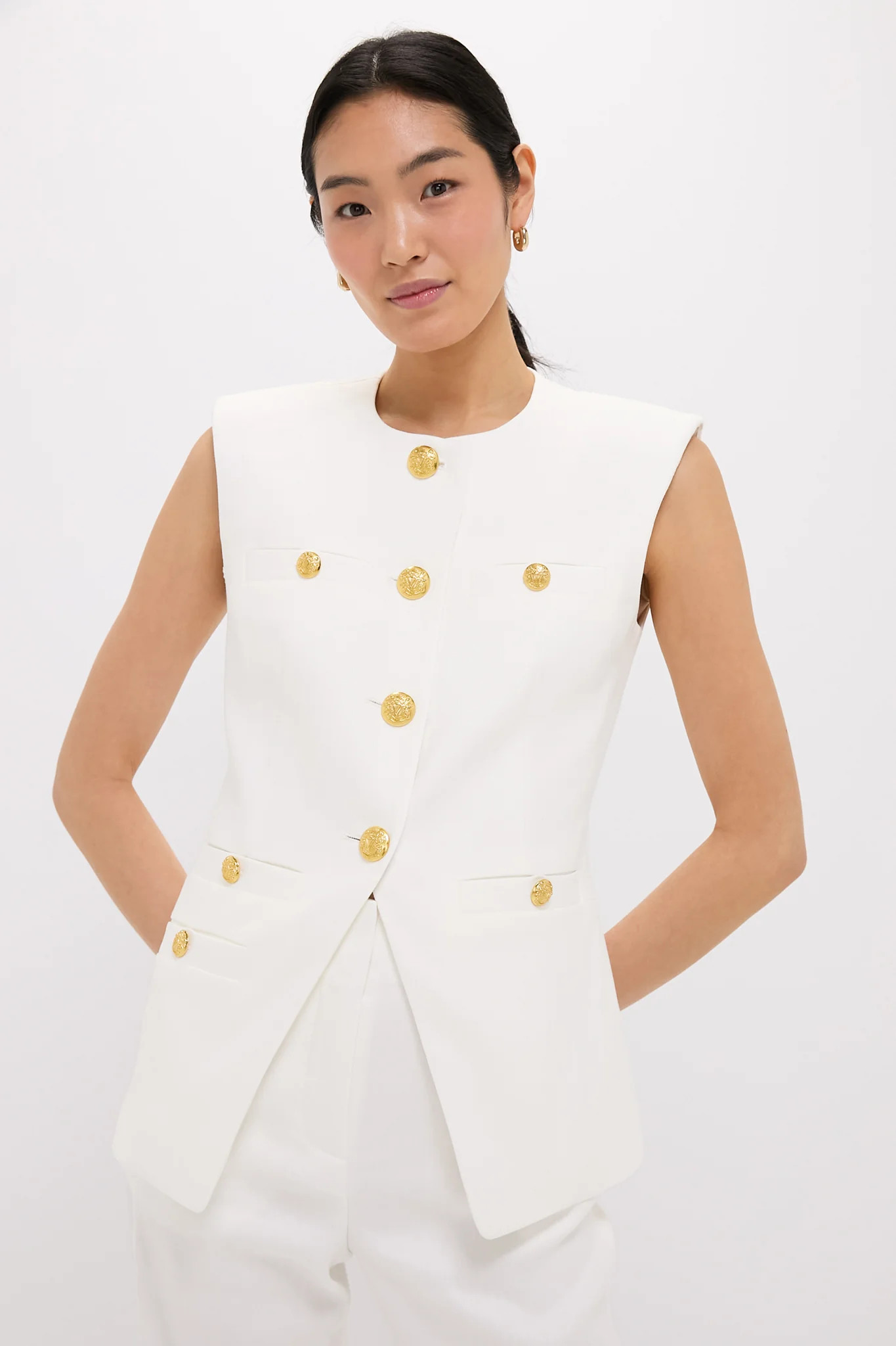 Off White Tamara Vest | Tuckernuck (US)