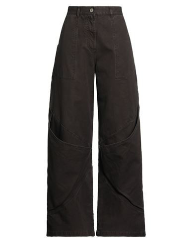 The Attico Woman Jeans Dark brown Size 25 Cotton | YOOX (US)