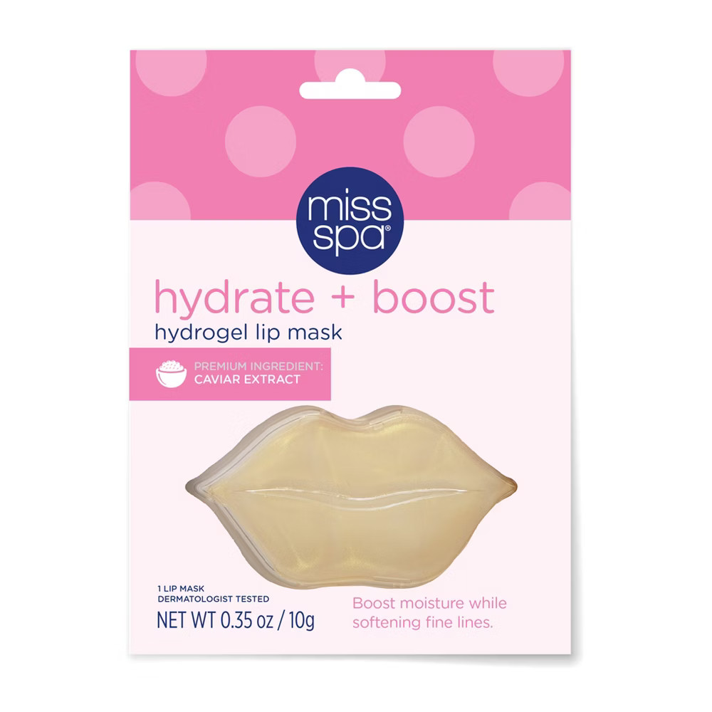 Miss Spa Hydrate And Boost Hydrogel Lip Mask - 1ct/0.35oz | Target