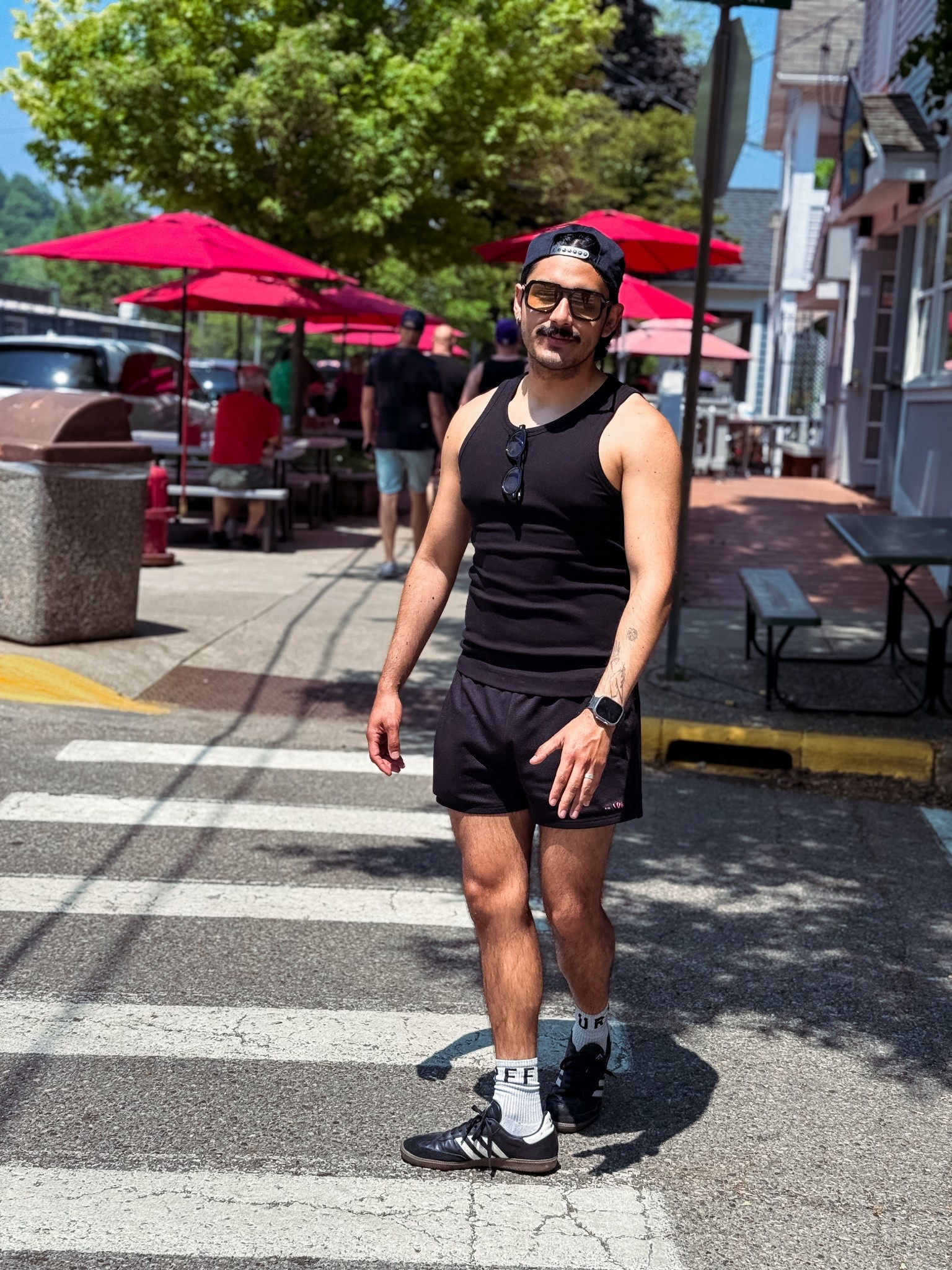 Too hot to wear all black? Never heard of her.

#LTKActive #LTKMens #LTKSummerEdit