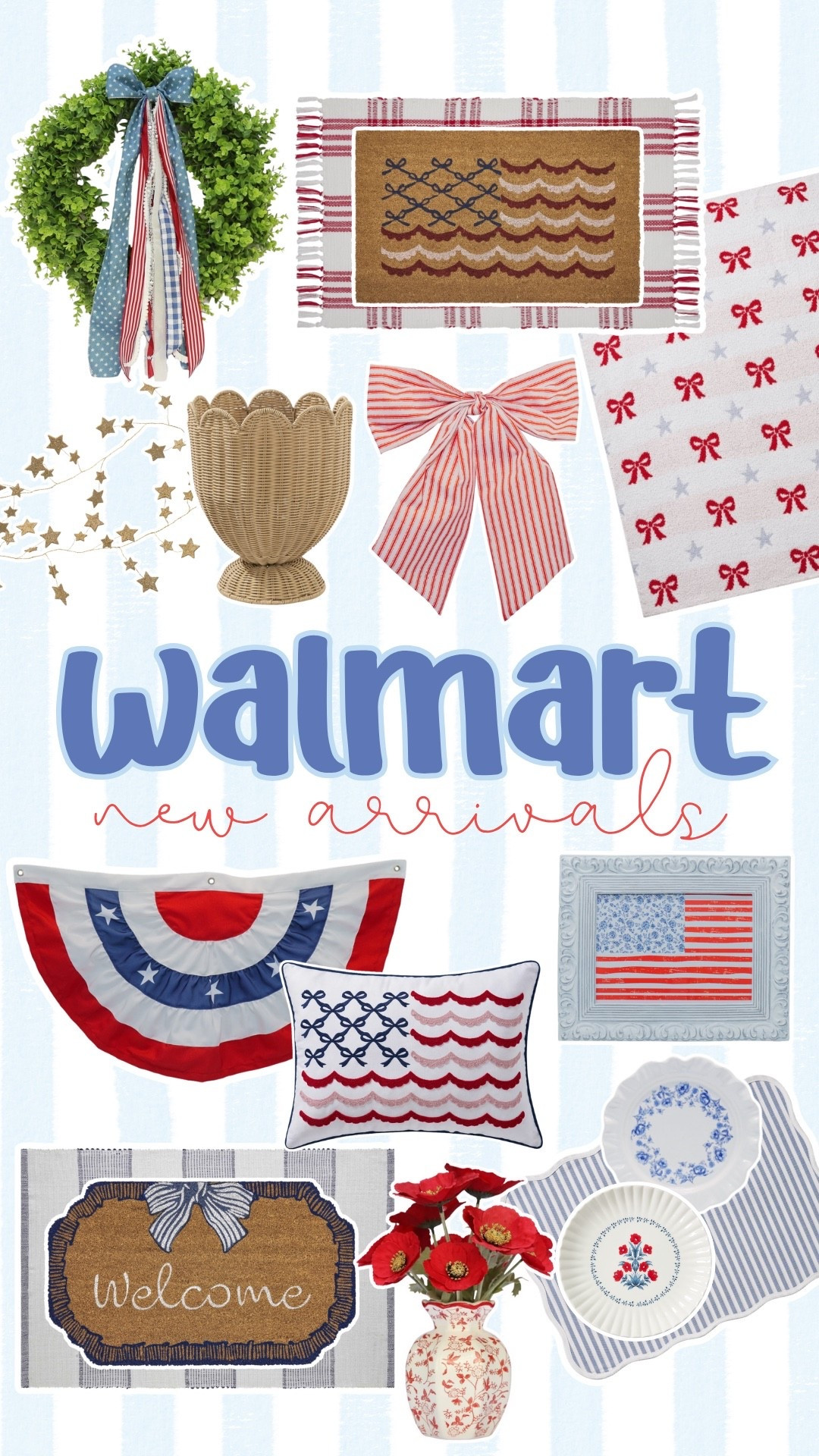 Walmart Home New Arrivals 🇺🇸 My Texas House Summer Collection ❤️

#home #summer #patriotic #usa #america #4thofjuly #fourthofjuly #holiday #porch #door #wreath #kitchen #pillow #doorstep 

#LTKHome #LTKSeasonal #LTKmomlife