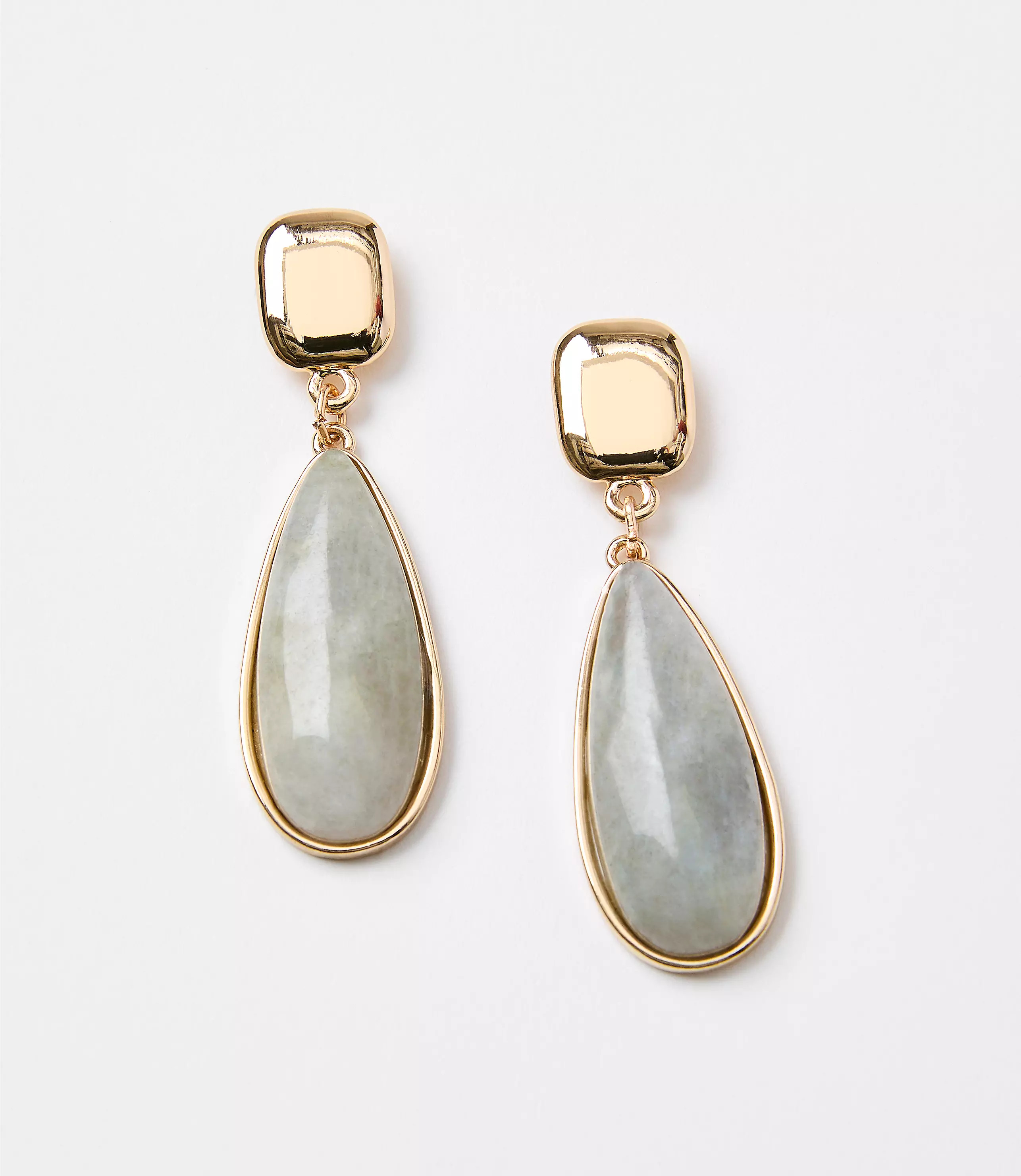 Marbleized Teardrop Earrings | LOFT