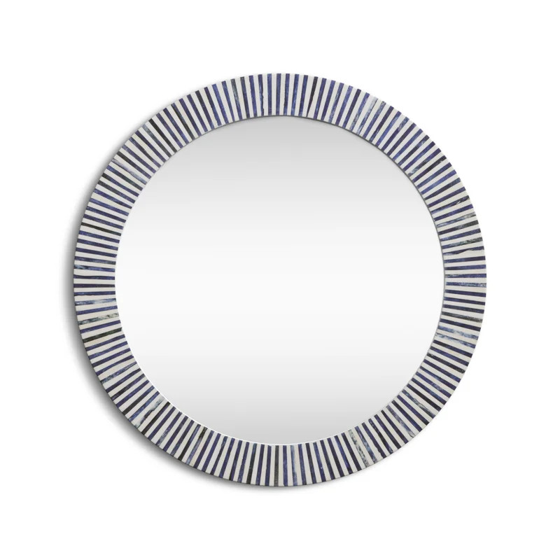 Vancouver Bone Flat Wall Mirror | Wayfair North America
