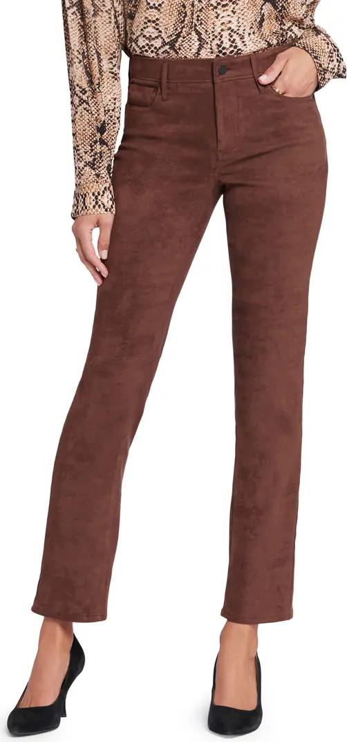 Sheri Slim Faux Suede Pants | Nordstrom