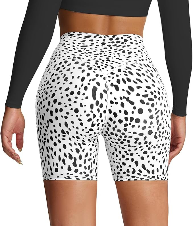 Aoxjox Metamorph Workout Biker Shorts for Women Tummy Control High Waisted Athletic Gym Running D... | Amazon (US)